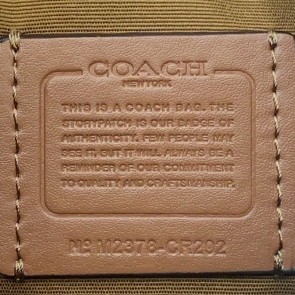 Coach White and Purple Crossbody Bag - Picture 5 of 9